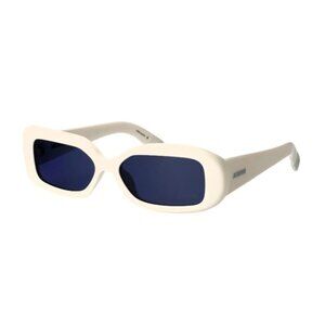 NEW JACQUEMUS SUNGLASSES, WHITE WOMEN EYEWEAR JACQUEMUS ROND CARRE JAC/11 C2